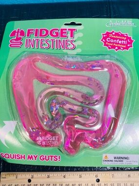 Archie McPhee Fidget Intestines - Pink Squishy Toy